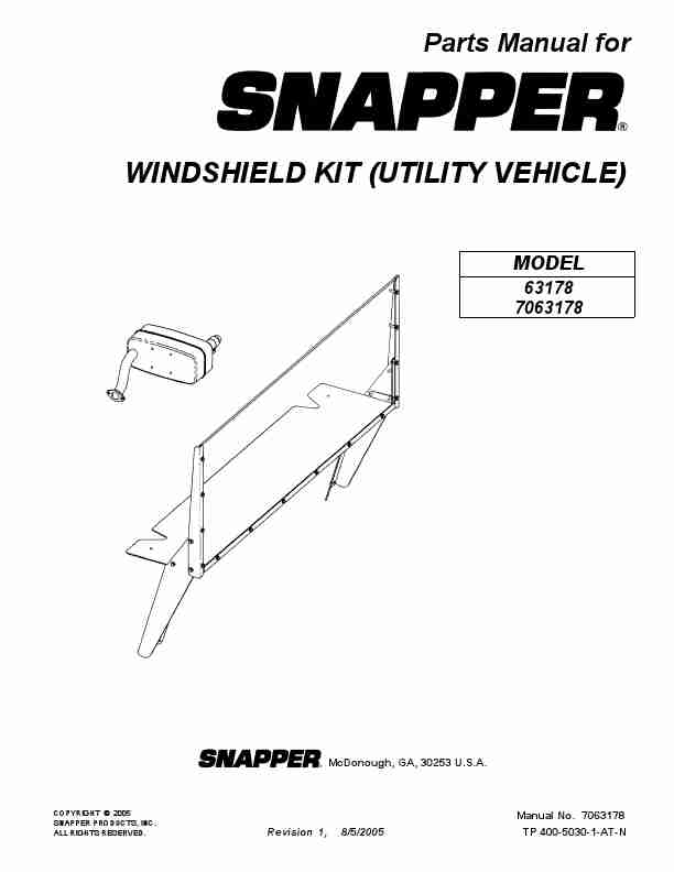 Snapper Utility Vehicle 63178-page_pdf